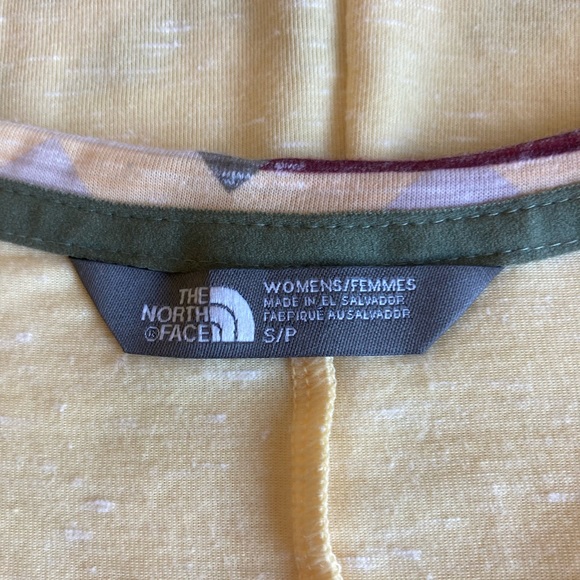 New The North Face Yellow Orange Green Polyester Sleeve Less Top size S - Picture 11 of 13